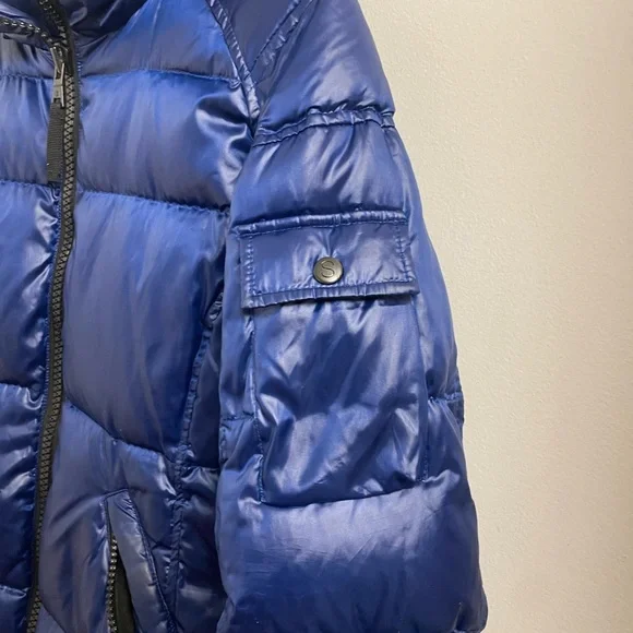 Blue puffer jacket - Picture 2 of 5
